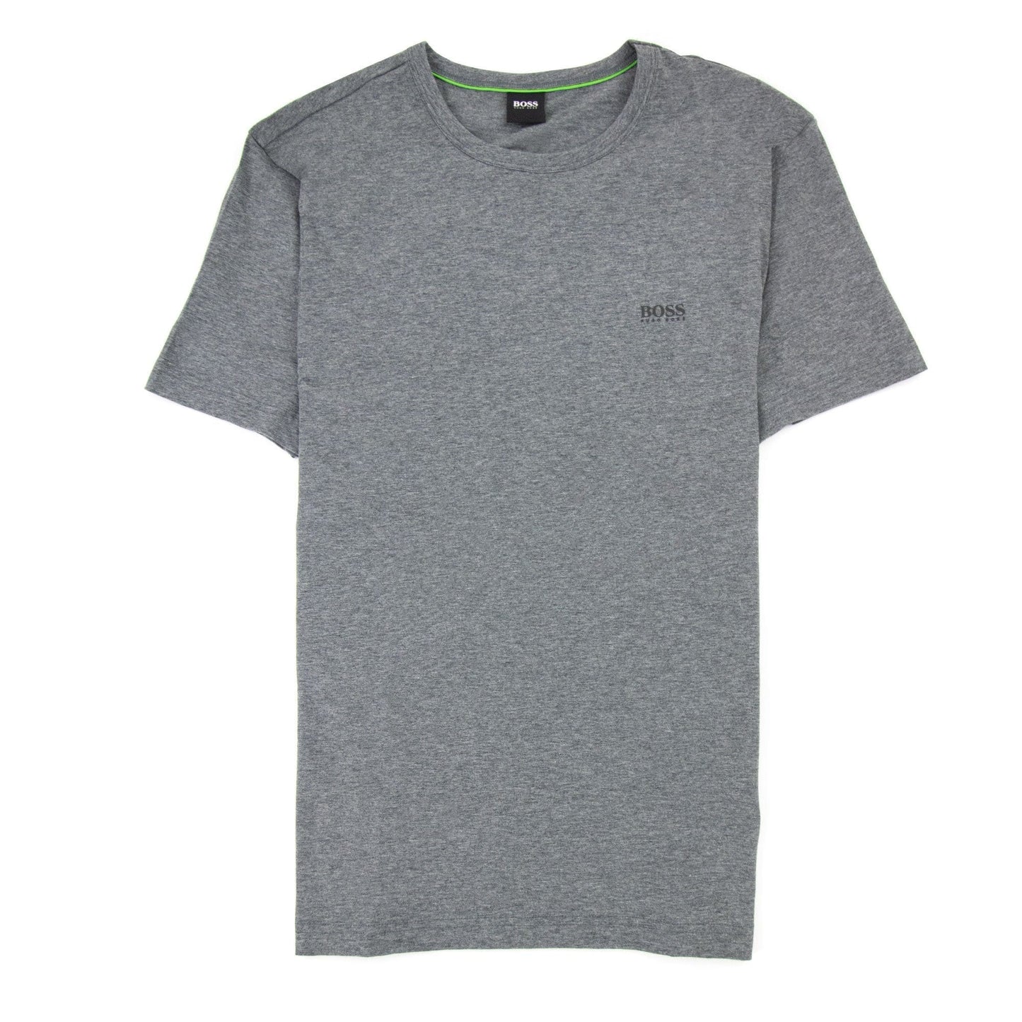 Hugo Boss Regular-fit T-shirt With Contrast Logo Grey 037