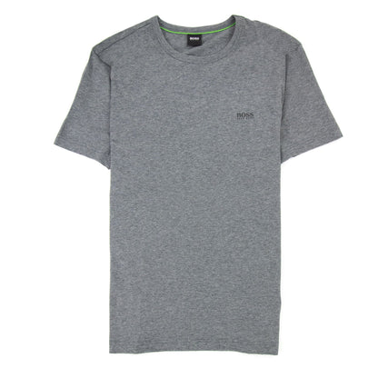 Hugo Boss Regular-fit T-shirt With Contrast Logo Grey 037