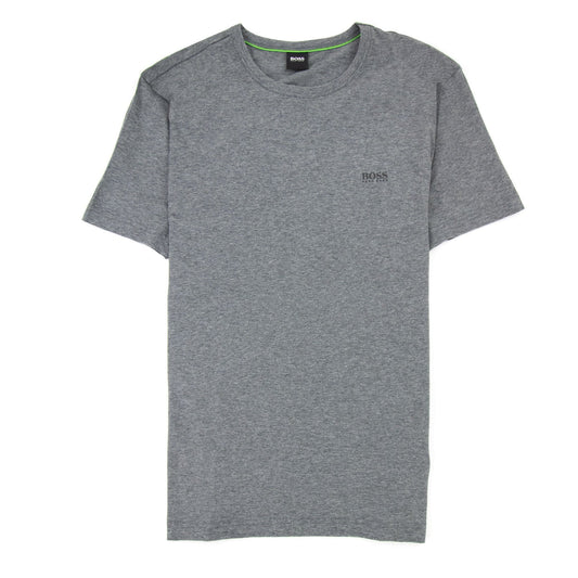 Hugo Boss Regular-fit T-shirt With Contrast Logo Grey 037