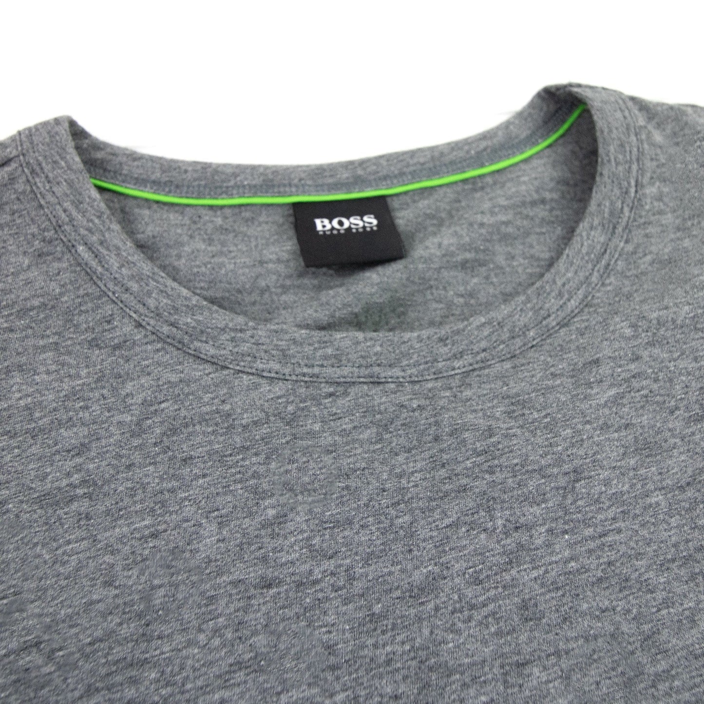 Hugo Boss Regular-fit T-shirt With Contrast Logo Grey 037