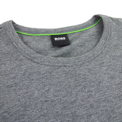 Hugo Boss Regular-fit T-shirt With Contrast Logo Grey 037