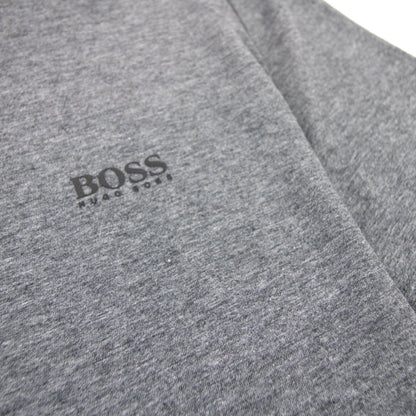 Hugo Boss Regular-fit T-shirt With Contrast Logo Grey 037