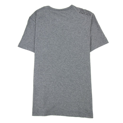 Hugo Boss Regular-fit T-shirt With Contrast Logo Grey 037
