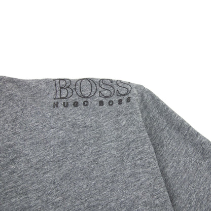 Hugo Boss Regular-fit T-shirt With Contrast Logo Grey 037