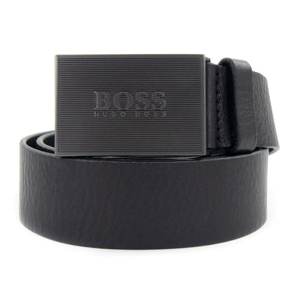 Hugo Boss Icon Logo Belt Black 001