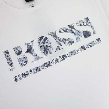 Hugo Boss Tee 1 Logo T Shirt White 100
