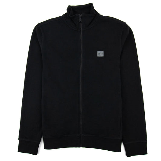 Hugo Boss Zestart 1 Patch Logo Funnel Neck Sweat Black 001