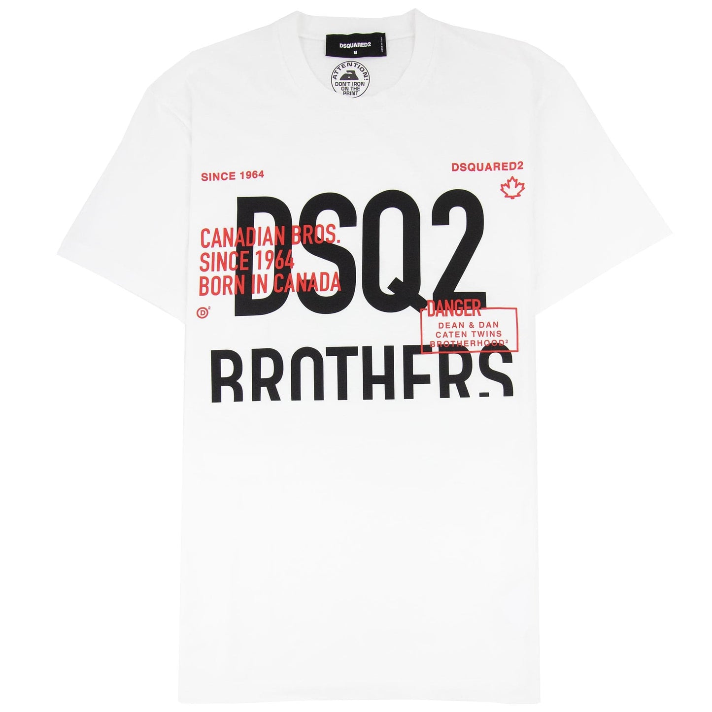 Dsquared2 Dsq2 Bro Cool T Shirt White 100