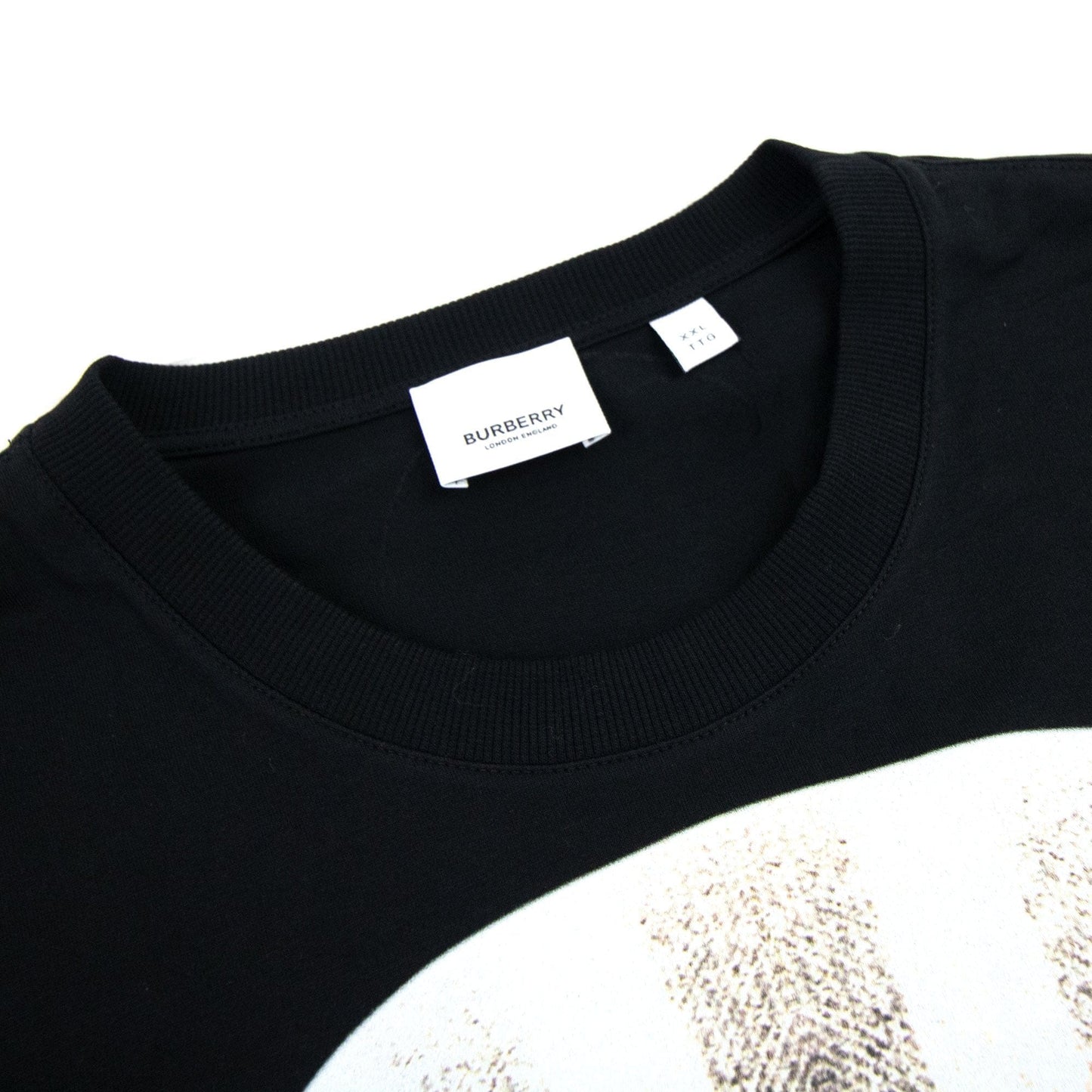Burberry Thomas Bear Print Cotton T-shirt Black
