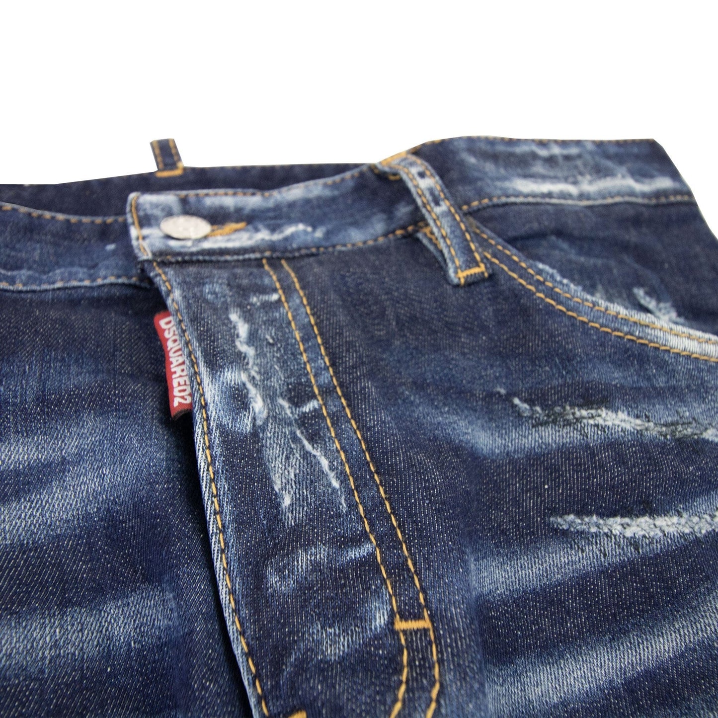 Dsquared2 Dark Ripped Bleach Wash Cool Guy Jeans Denim 470