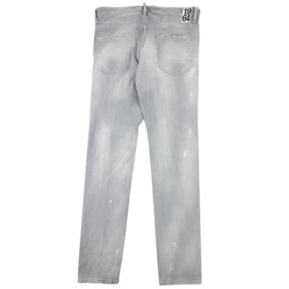 Dsquared2 Piranha Grey Denim Wash Cool Guy Jeans Grey 852