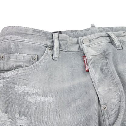 Dsquared2 Piranha Grey Denim Wash Cool Guy Jeans Grey 852