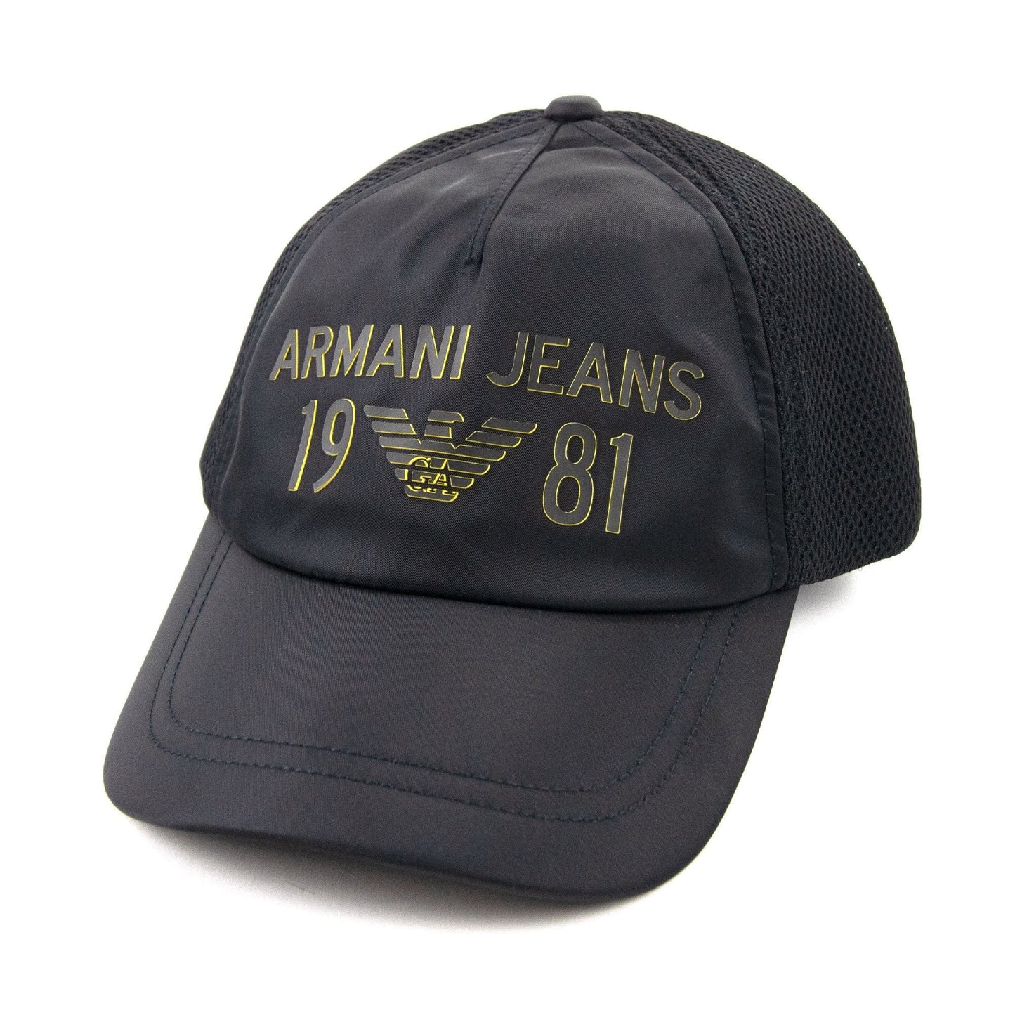 Armani Jeans Mesh Cap Rubber Black