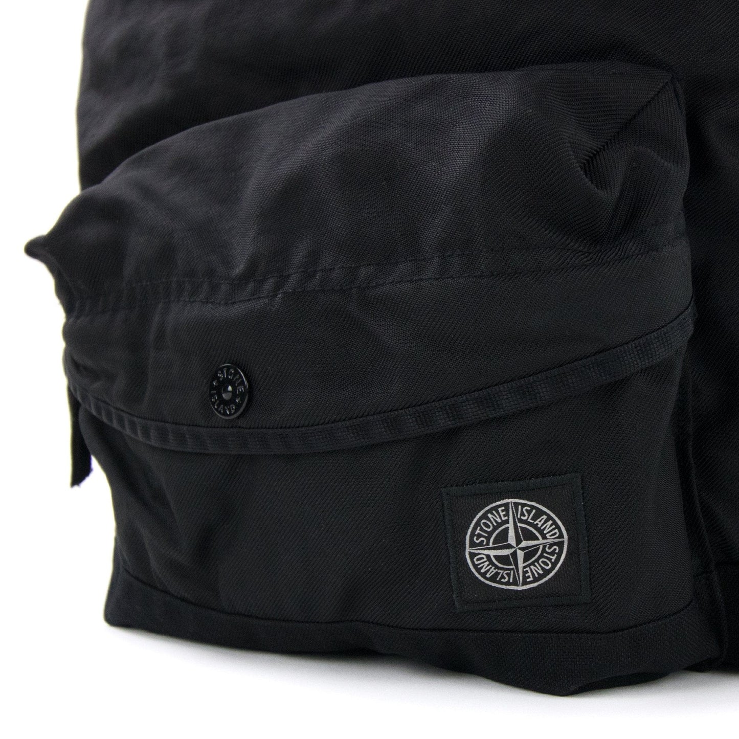Stone Island Junior 90362 Worsted Nylon Watro Black V0029