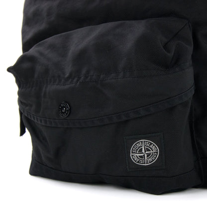 Stone Island Junior 90362 Worsted Nylon Watro Black V0029