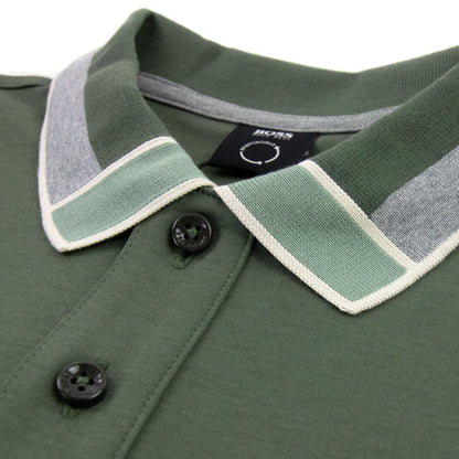 Hugo Boss Parlay 139 Colour Blocked Collar Khaki