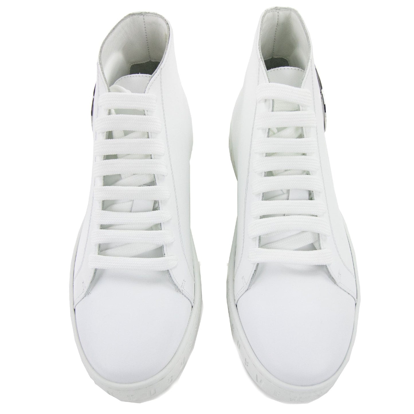 Versace Versus Lion Head High Top Sneaker White