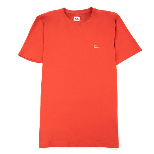 Cp Company Reverse Google Print T-shirt Fiery Red 455