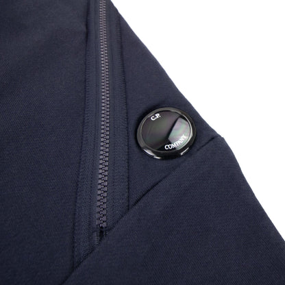 Cp Company Diagonal Raised Fleece Tapered Sweatpants Navy 888