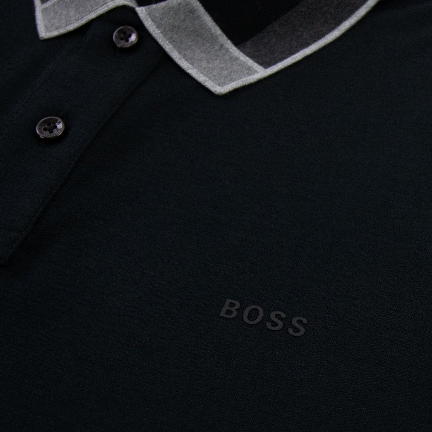 Hugo Boss Parlay 139 Colour Blocked Collar Black 001