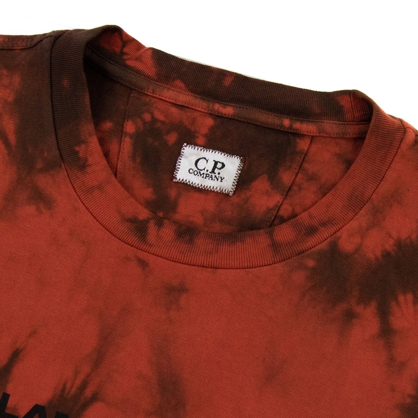 Cp Company 24/1 Jersey Treated Next Landscape T-shirt Red T01