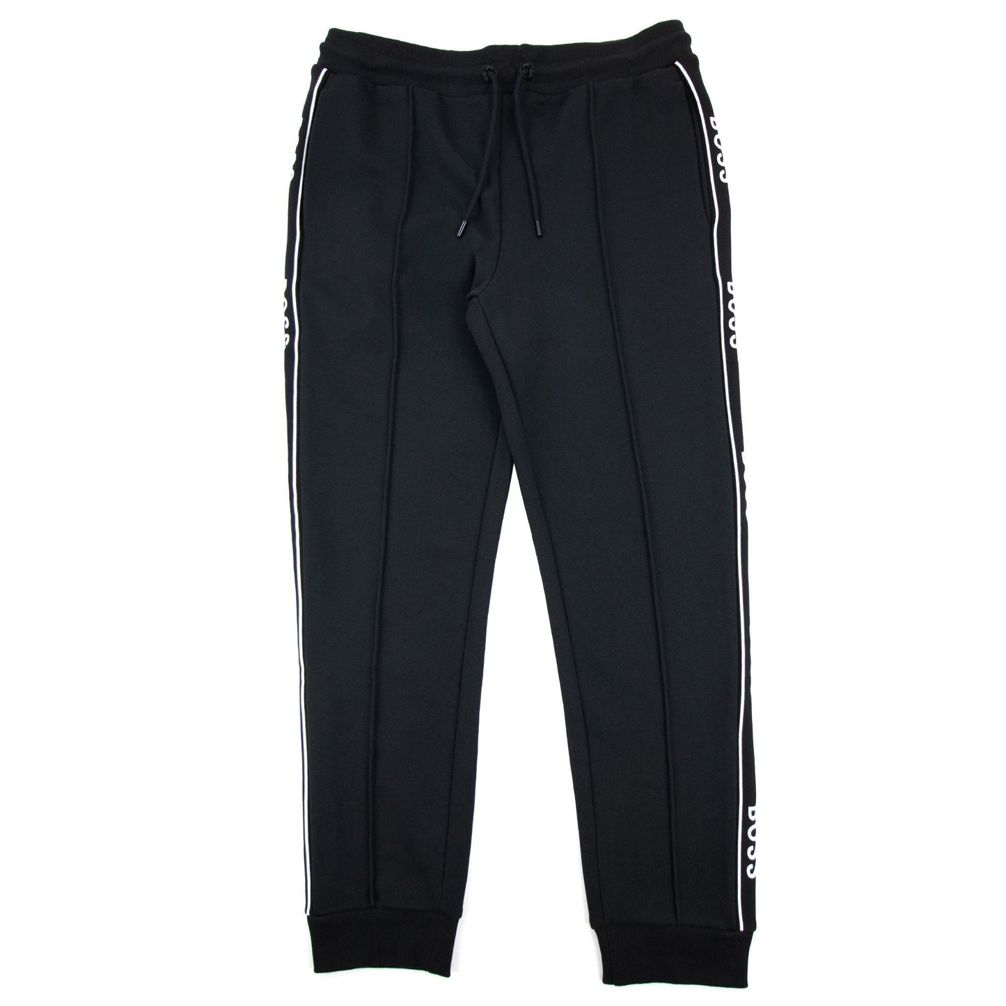 Hugo Boss Lamont Tape Logo Tracksuit Pants Black 001