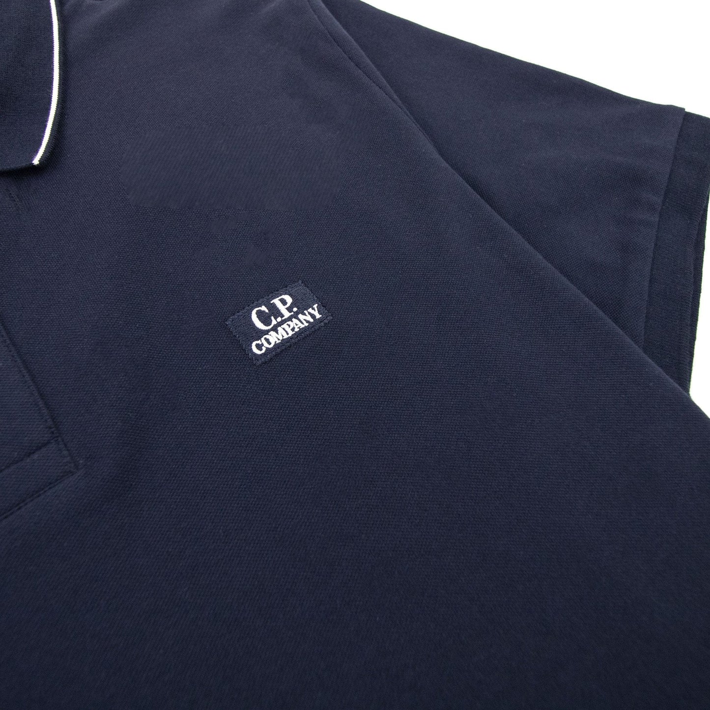 Cp Company Stretch Piquet Polo Navy 888