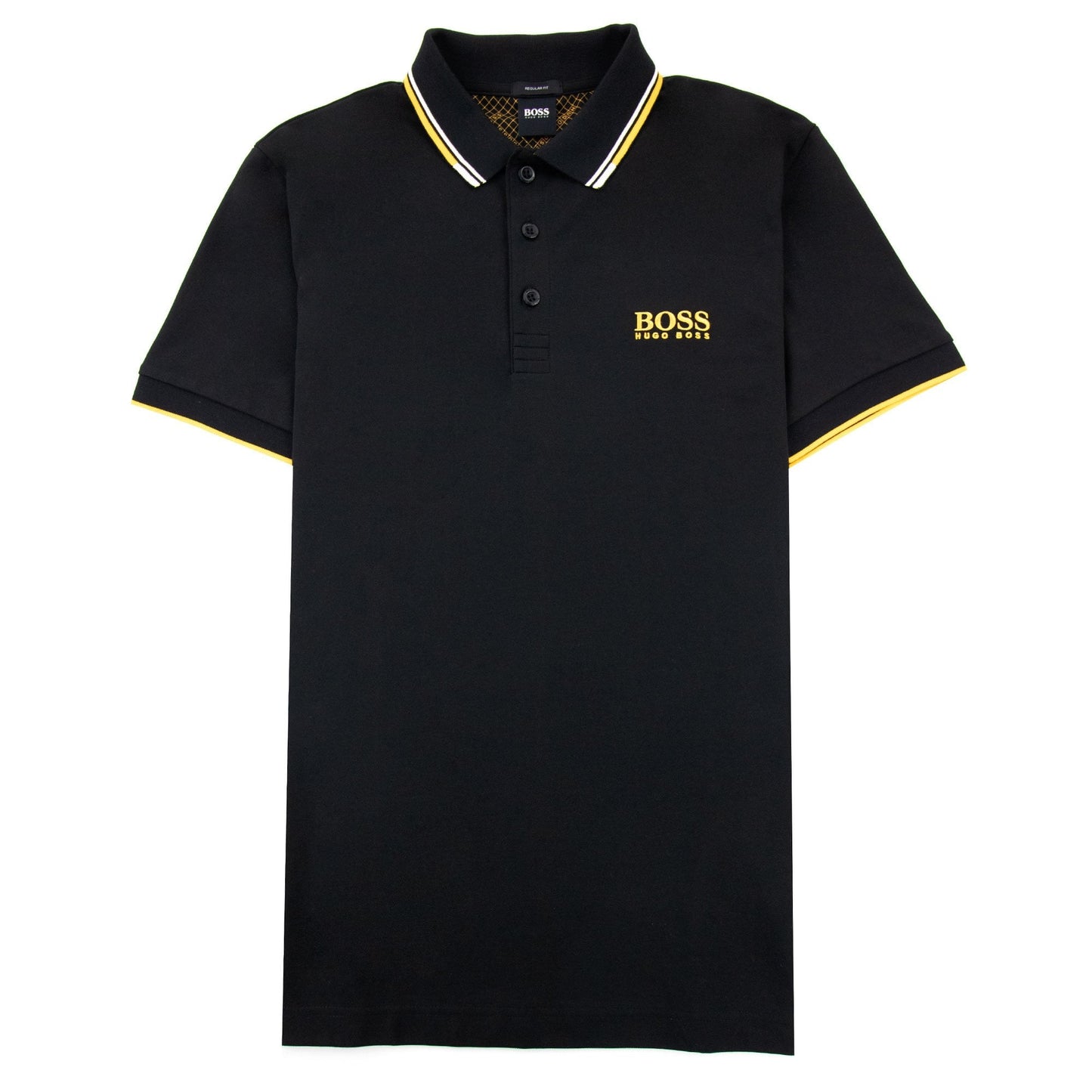 Hugo Boss Paddy Pro Golf Polo Shirt Black 001