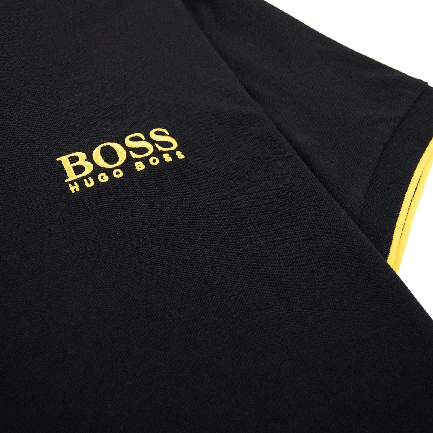 Hugo Boss Paddy Pro Golf Polo Shirt Black 001