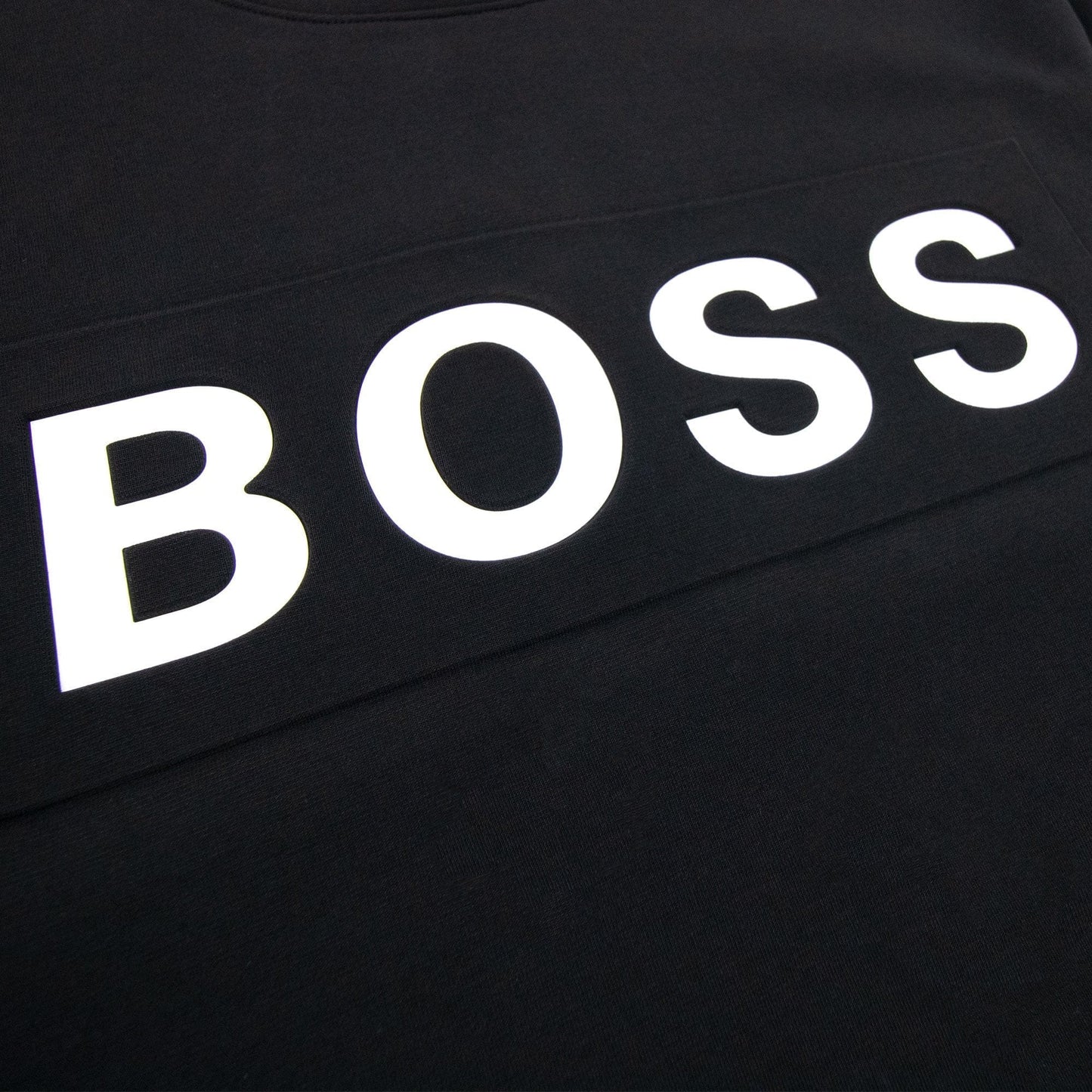 Hugo Boss Salbo 1 Printed Logo Sweatshirt Black 001