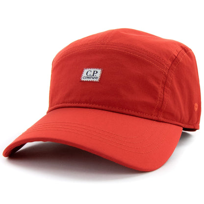 Cp Company Chrome Logo Cap Fiery Red 455