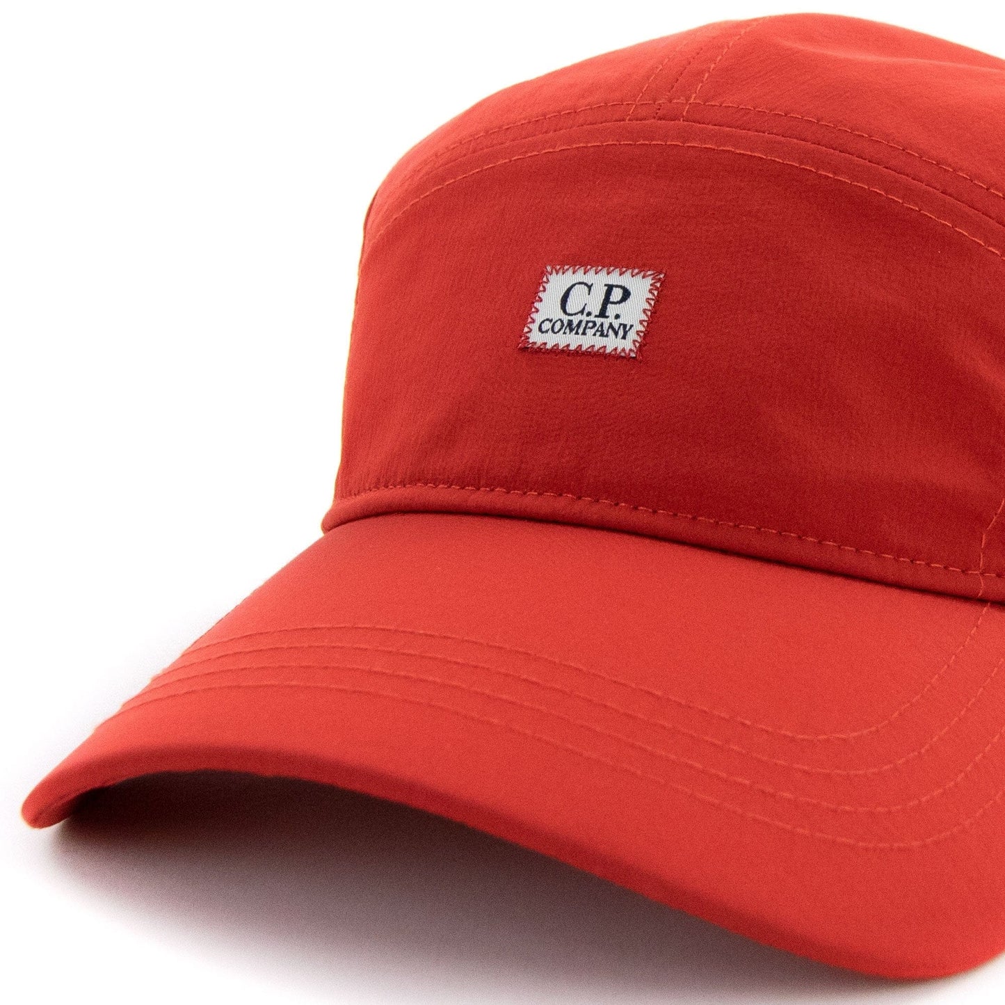 Cp Company Chrome Logo Cap Fiery Red 455