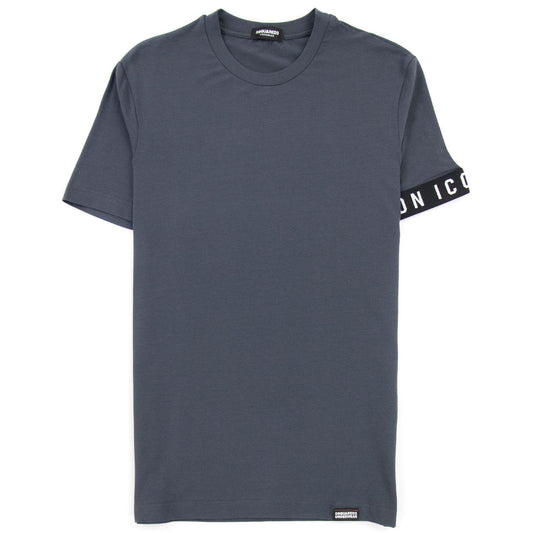 Dsquared2 Swim Shorts & Underwear Dsq2 Icon Arm Band T-shirt Grey/black