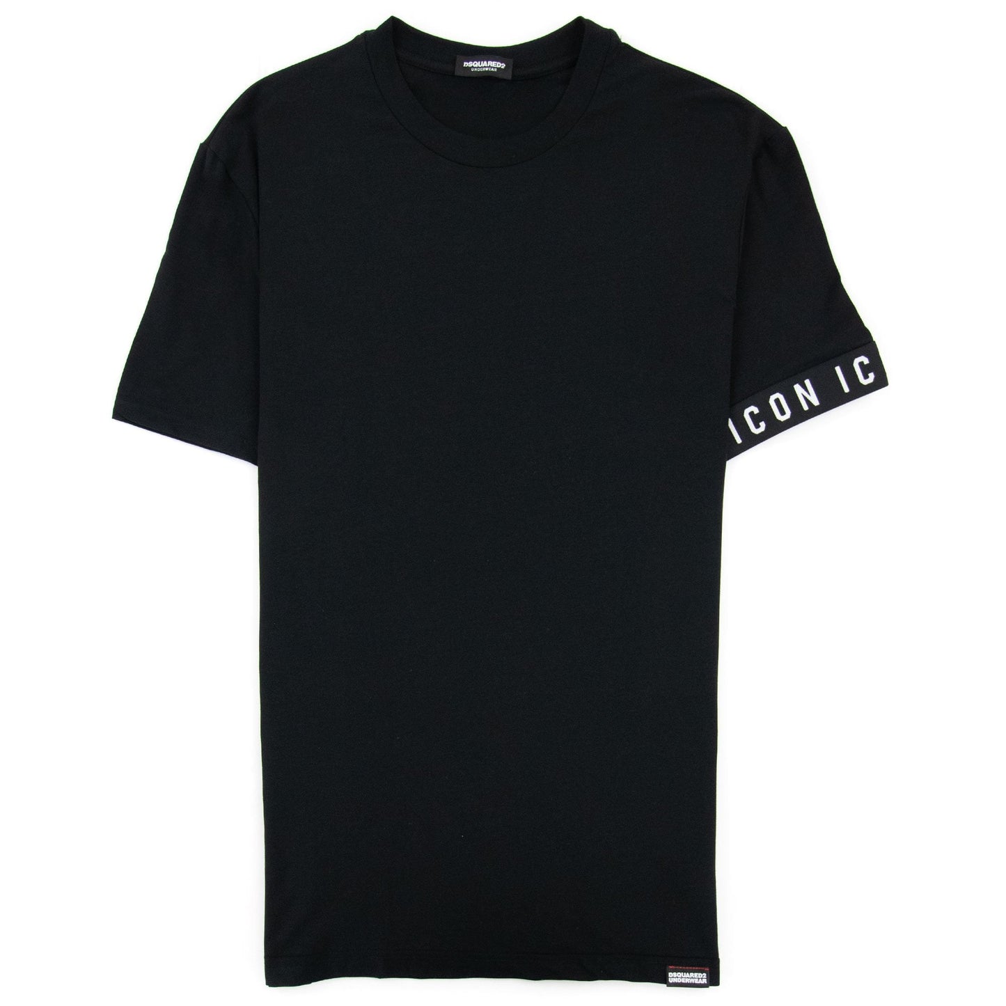Dsquared2 Swim Shorts & Underwear Dsq2 Icon Arm Band T-shirt Black/black