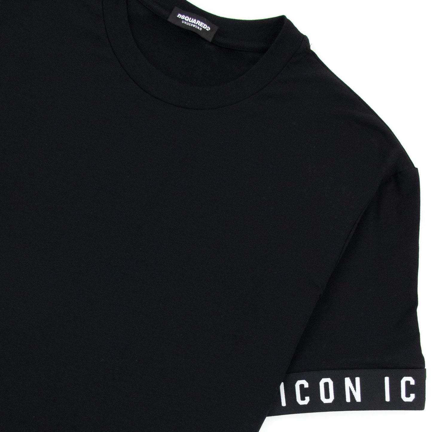 Dsquared2 Swim Shorts & Underwear Dsq2 Icon Arm Band T-shirt Black/black