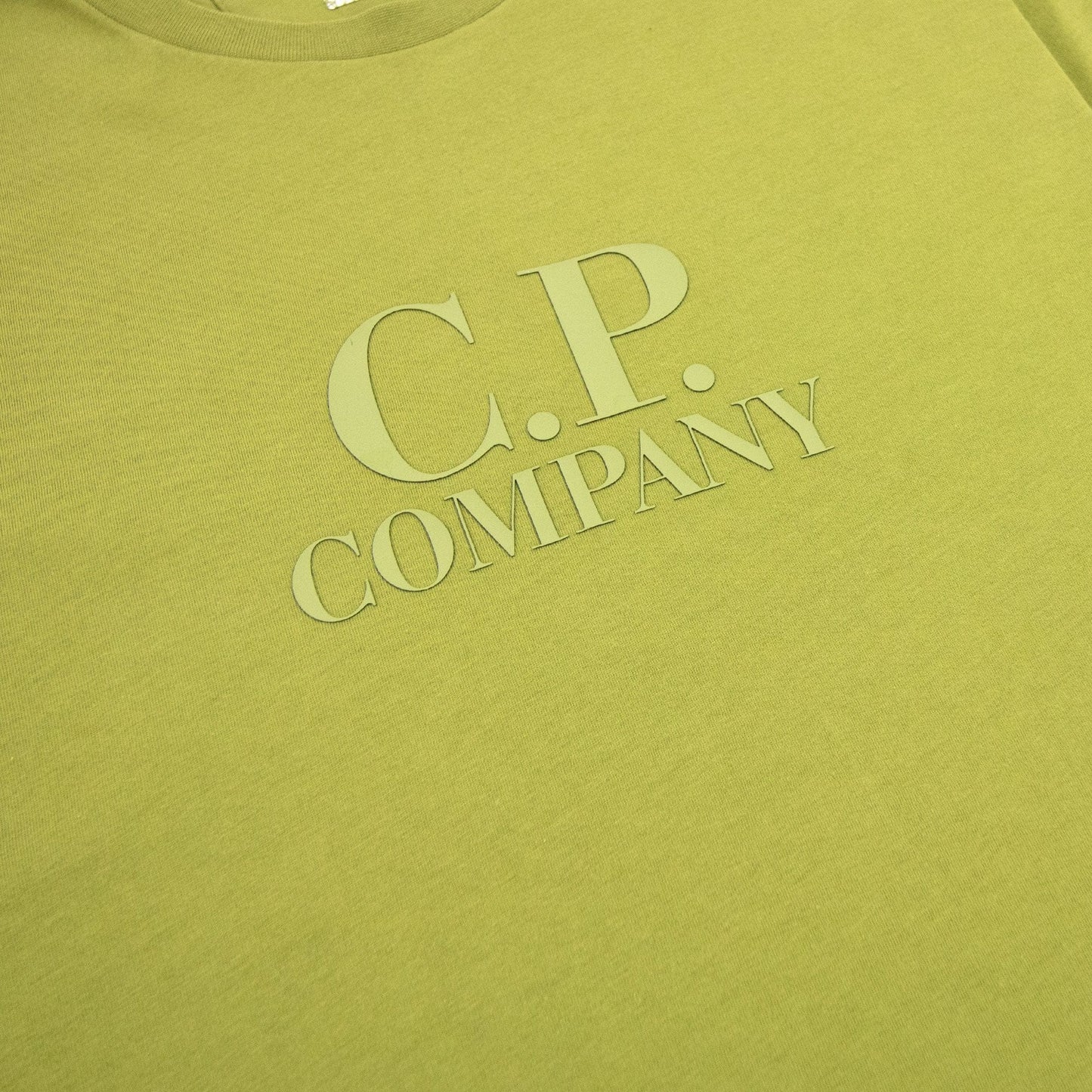 Cp Company 30/1 Jersey Classic Logo T-shirt Green Moss 698