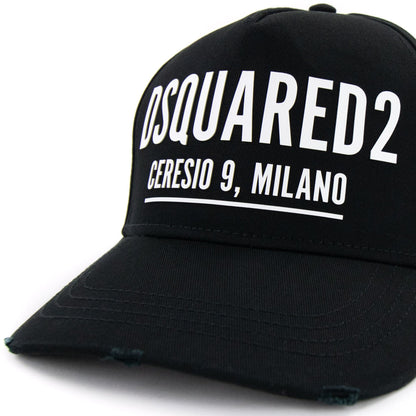 Dsquared2 Ceresio 9 Baseball Cap Black/white