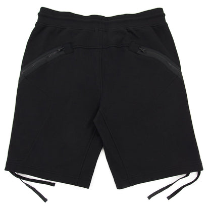Cp Company Diagonal Raised Fleece Shorts Black 999