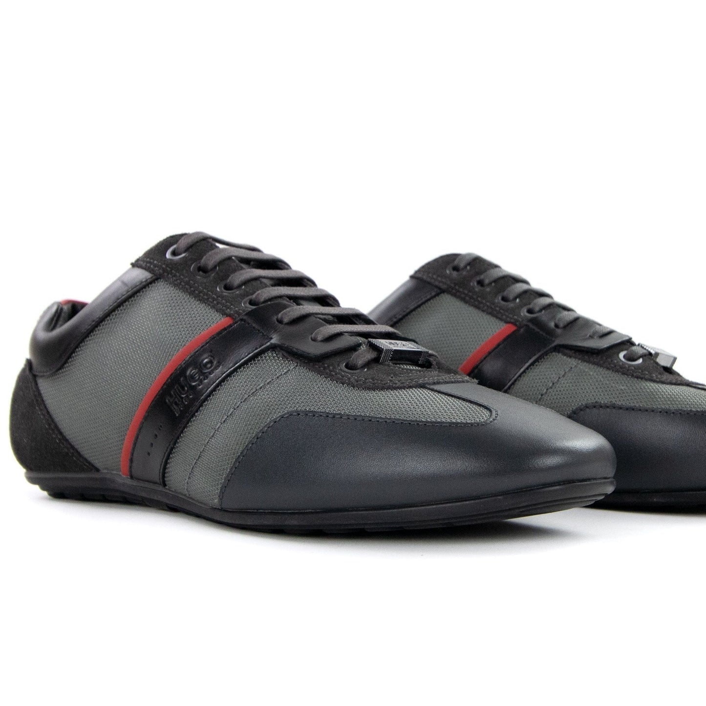 Hugo Boss Life Itny Low Top Trainer Dark Grey