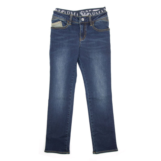 Armani Jeans Raw Denim Jnr Dark Denim