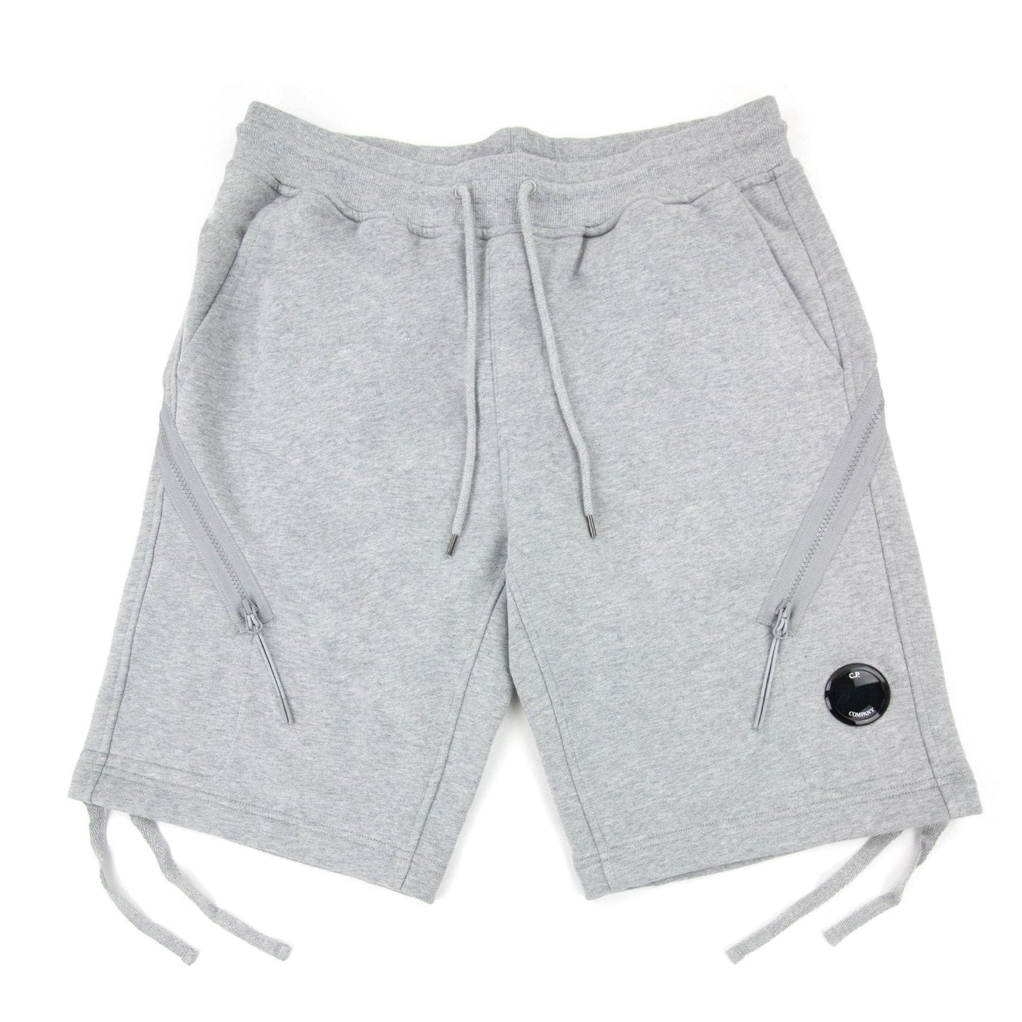 Cp Company Diagonal Raised Fleece Shorts Grey M93