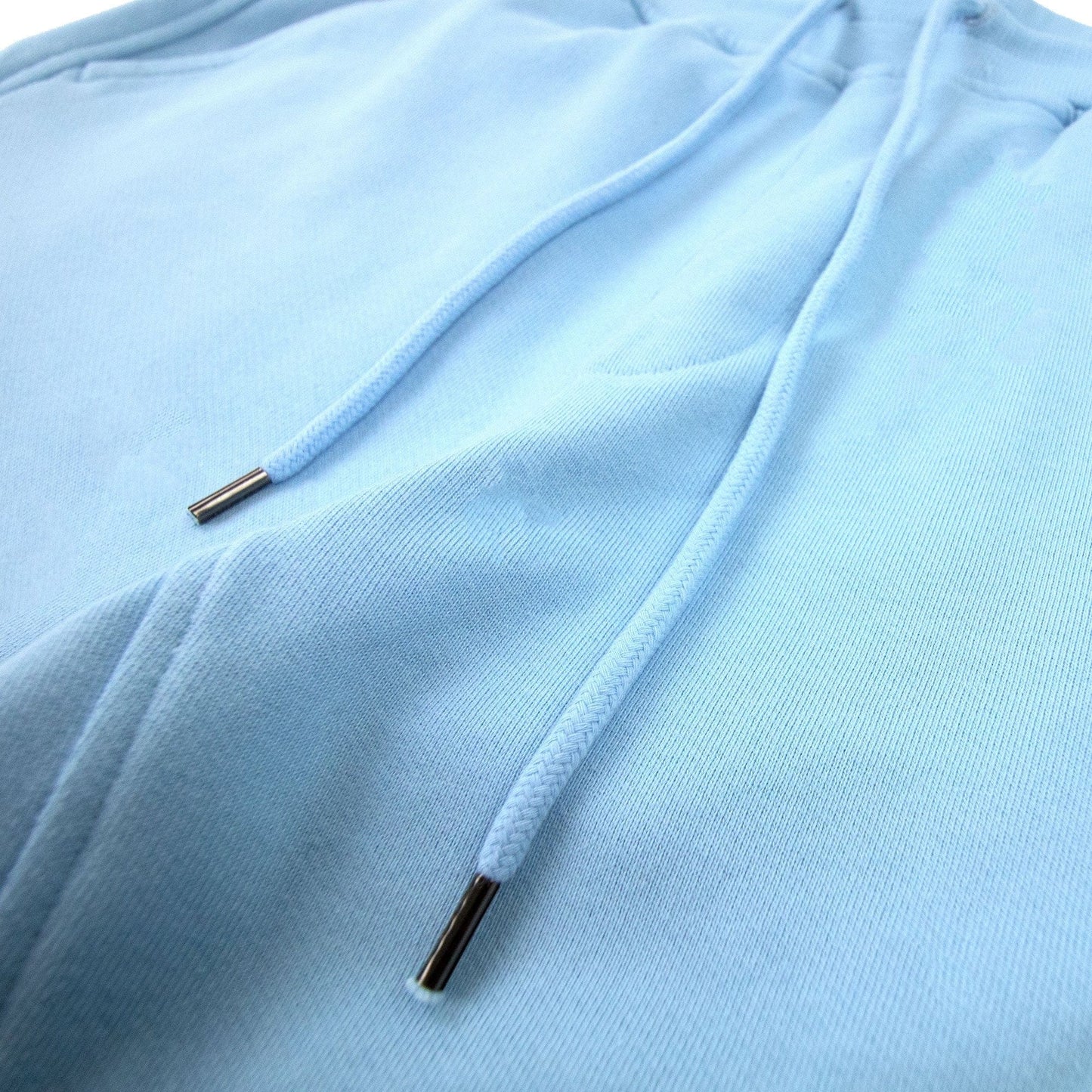 Cp Company Diagonal Raised Fleece Shorts Sky Blue 832