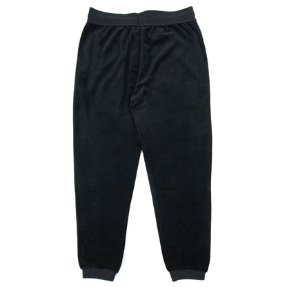 Hugo Boss Embroidered Logo Velour Pants Black 001
