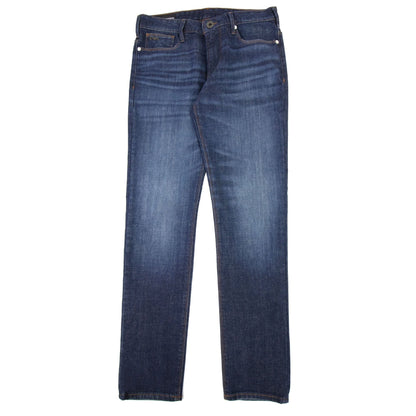 Emporio Armani J06 Sandblasted Denim Jeans Denim Blue 0942