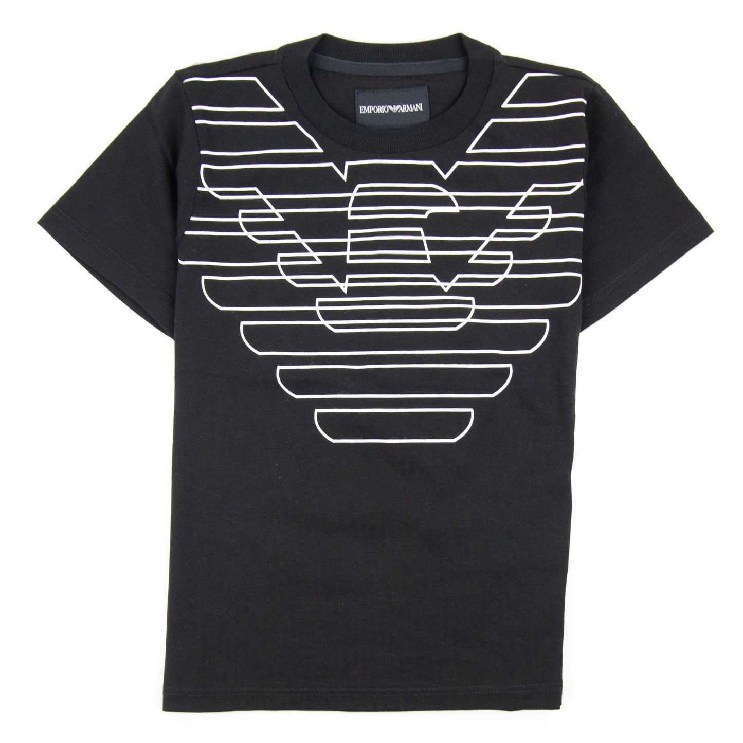 Emporio Armani Jnr Eagle Logo Tshirt Black APR1