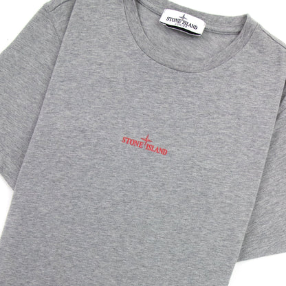 Stone Island Junior Graphic Print T Shirt Grey V0064