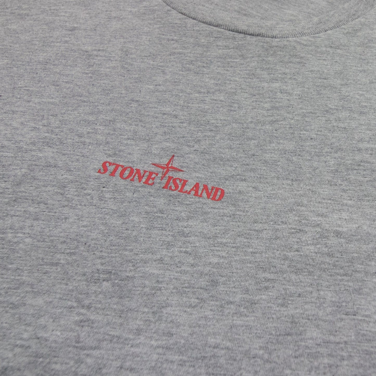 Stone Island Junior Graphic Print T Shirt Grey V0064