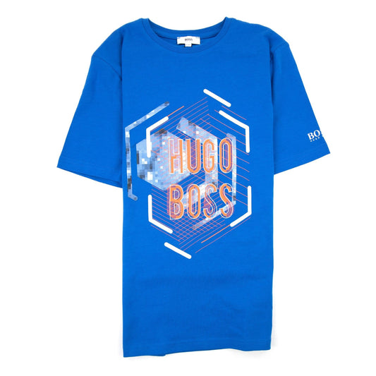 Hugo Boss Kids Tee 1 T Shirt Elec Blue APR1