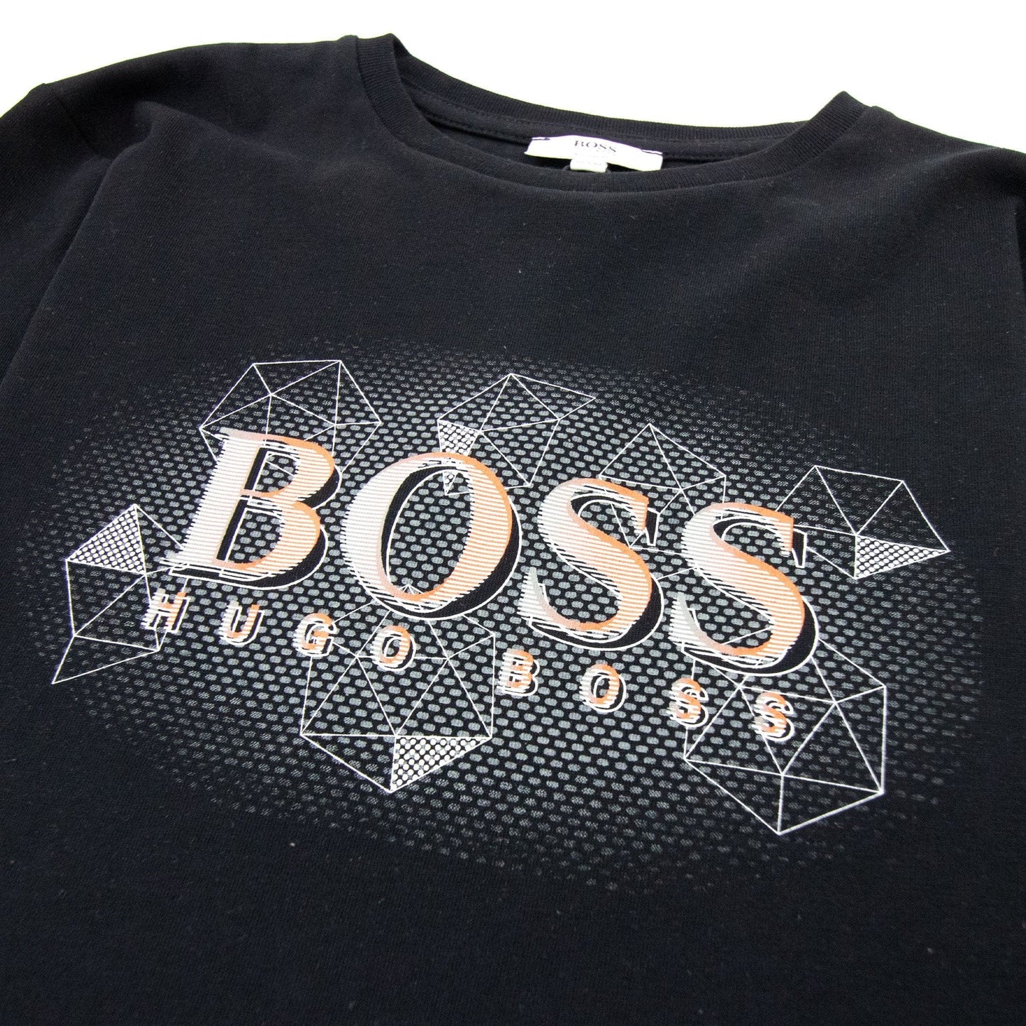 Hugo Boss Kids Logo L/s T Shirt Black