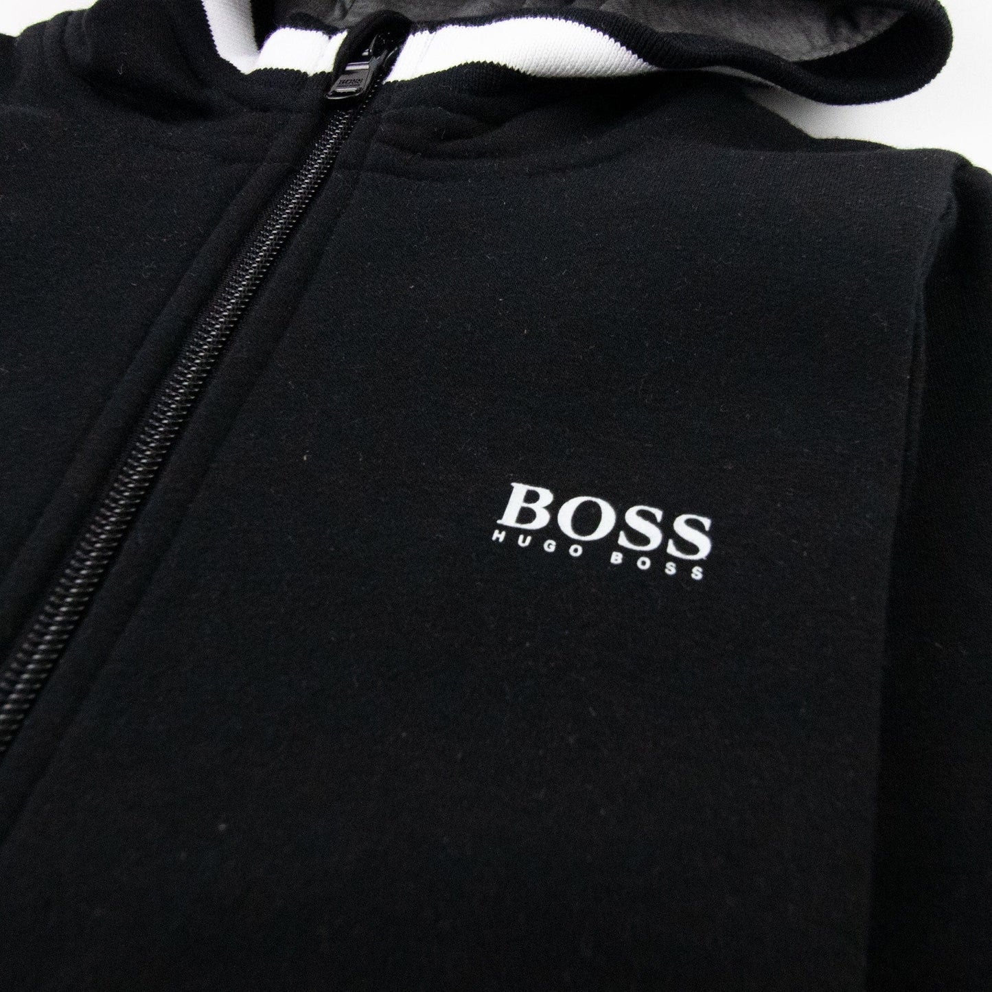 Hugo Boss Junior Fleece Hoody Black